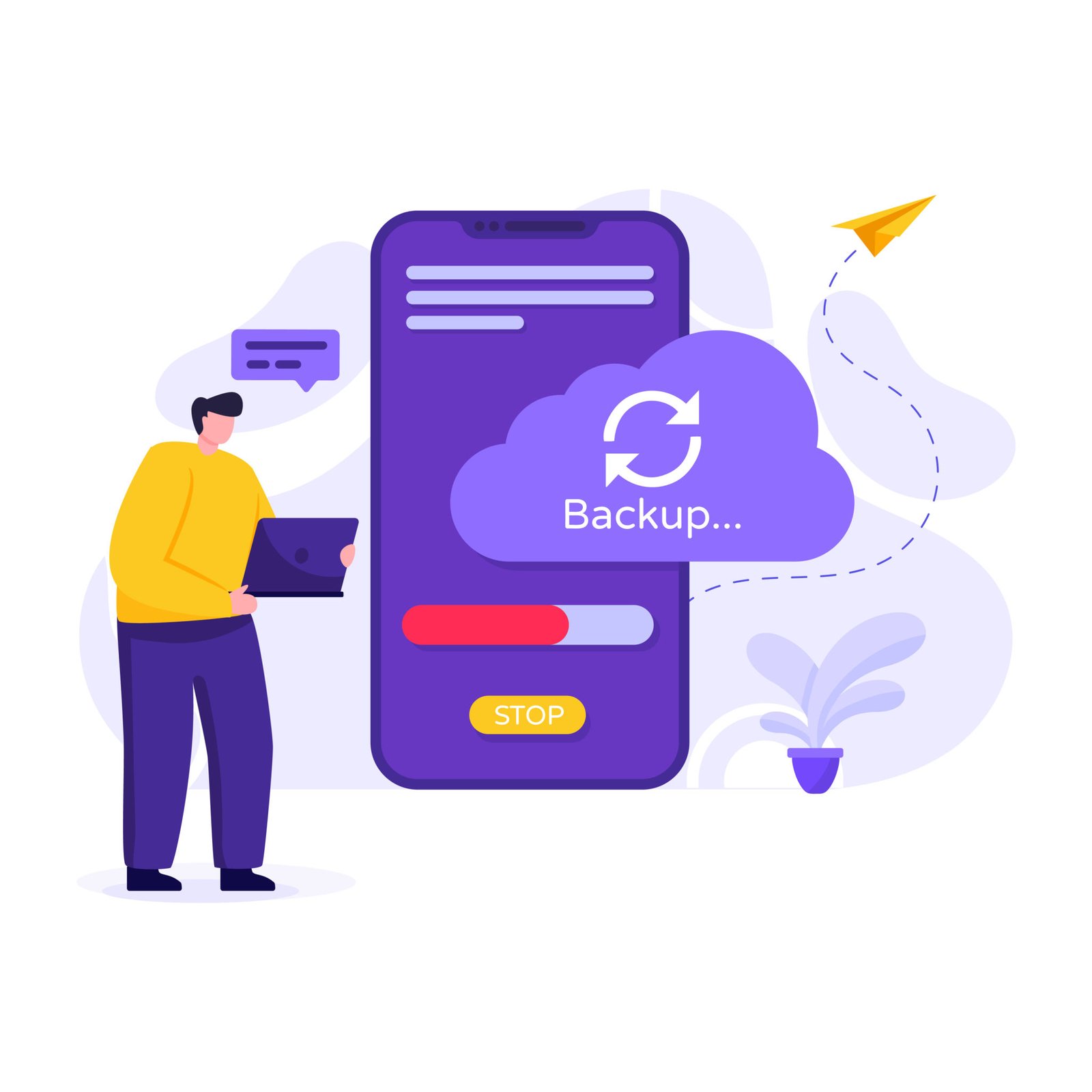 Online backup tools syncing data to cloud storage for secure recovery